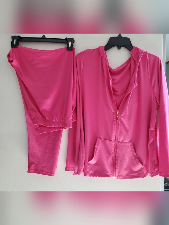 SHEIN Tops - SHEIN Curve Coral Hoodie And Pants